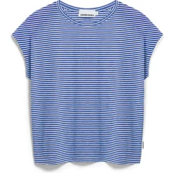 - Woen' ub Jerey tripe - T-hirt < ARMEDANGELS Hot