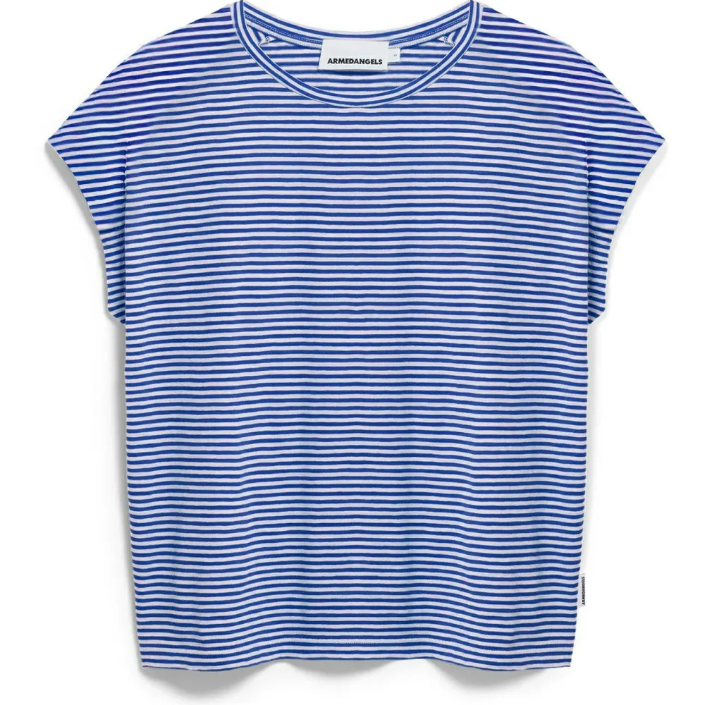 - Woen' ub Jerey tripe - T-hirt < ARMEDANGELS Hot