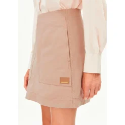 ARMEDANGELS Alltagsbekleidung-- Women's Workwear Canvas Mini Skirt - Rock True Camel