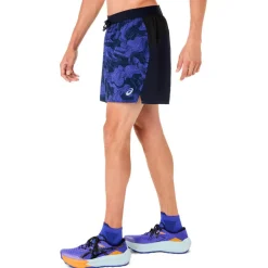 Asics Laufbekleidung|Hosen-- Fujitrail All Over Print 5'' Short - Laufshorts