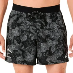 Asics Laufbekleidung|Hosen-- Fujitrail All Over Print 5'' Short - Laufshorts