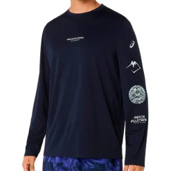 Asics Laufbekleidung|Shirts, Hemden & Longsleeves-- Fujitrail Logo L/S Top - Laufshirt