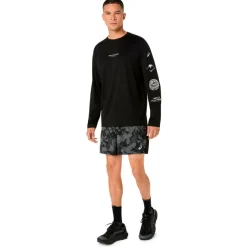 Asics Laufbekleidung|Shirts, Hemden & Longsleeves-- Fujitrail Logo L/S Top - Laufshirt