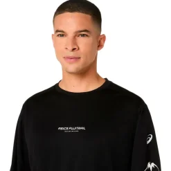 Asics Laufbekleidung|Shirts, Hemden & Longsleeves-- Fujitrail Logo L/S Top - Laufshirt
