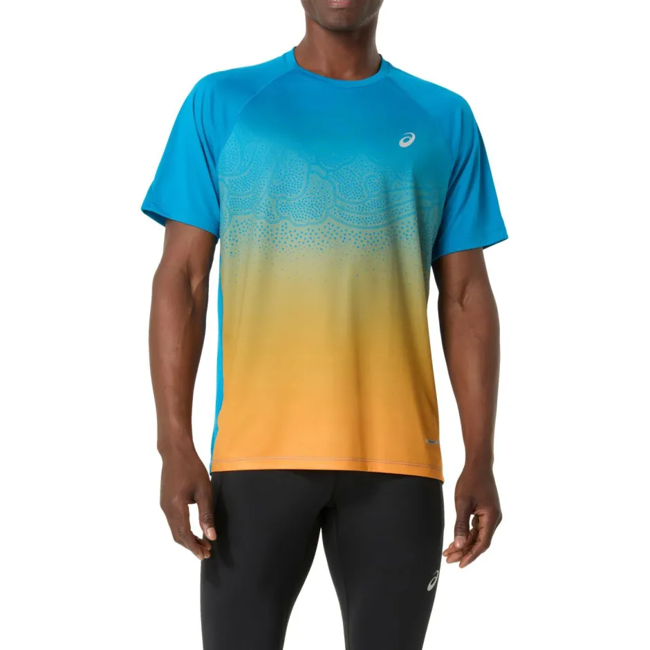 Asics Laufbekleidung|Shirts, Hemden & Longsleeves-- Road Fade S/S Top - Laufshirt