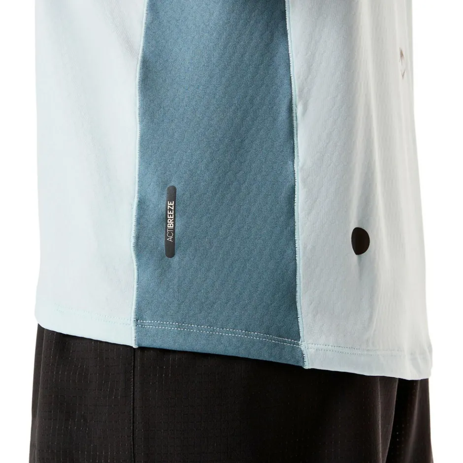 Asics Laufbekleidung|Shirts, Hemden & Longsleeves-- Women's Fujitrail Elite S/S Top - Laufshirt Cool Grey / Ironclad