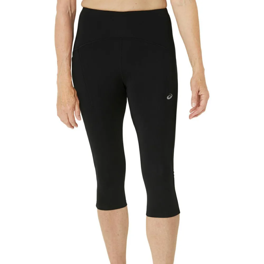 Asics - Women's Road High Waist Capri Tight - Lauftights Performance Black Discount