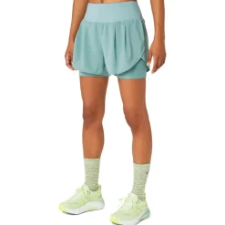 - Woen' Road 2-in-1 3,5'' hort - aufhort < Asics Clearance