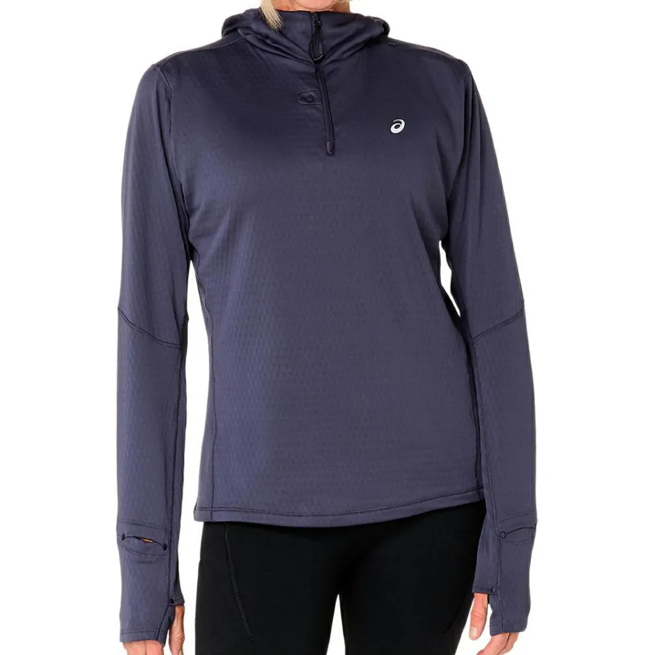 Asics Laufbekleidung|Shirts, Hemden & Longsleeves-- Women's Road Winter L/S Hoodie - Laufshirt