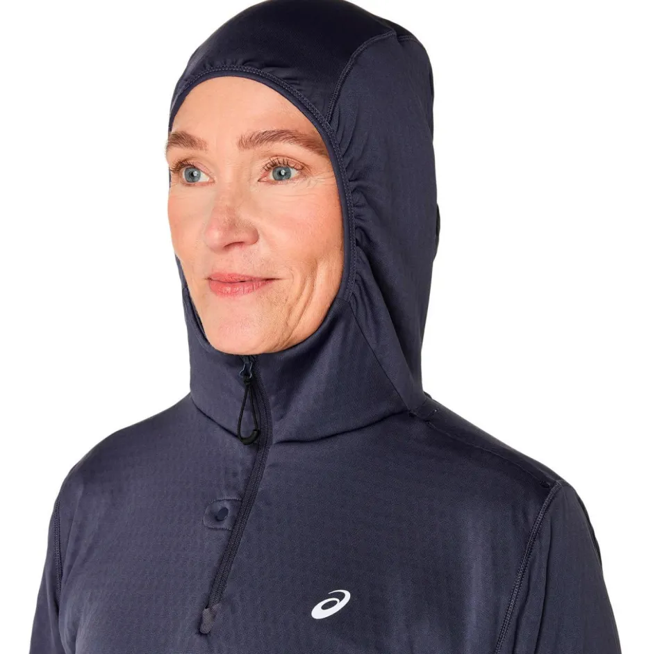 Asics Laufbekleidung|Shirts, Hemden & Longsleeves-- Women's Road Winter L/S Hoodie - Laufshirt