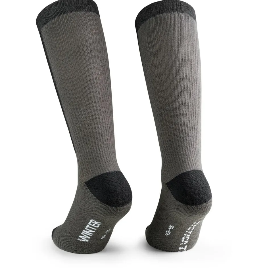 ASSOS Radsocken|Socken-- Tactica Winter Socks T5 - Radsocken Black Series