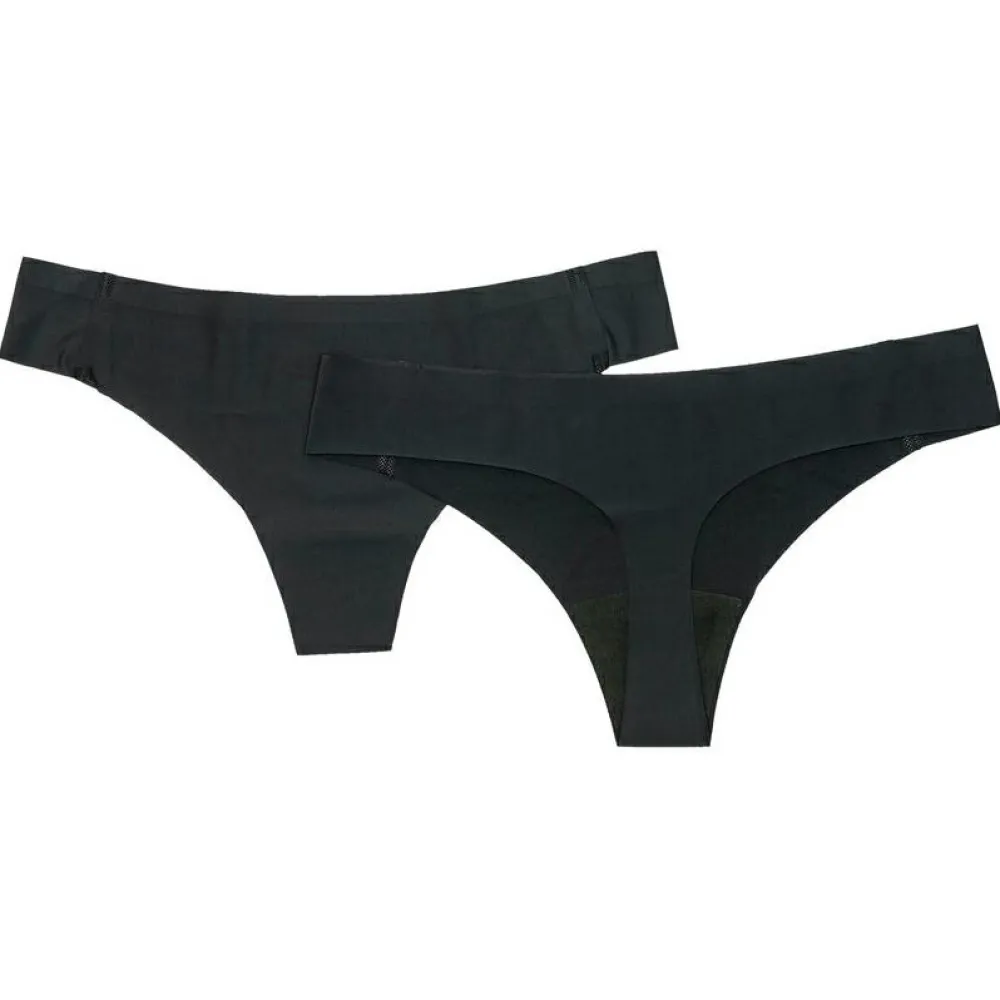 ATHLECIA - Women's Alax Seamless String 2-Pack - Alltagsunterwäsche Black Online