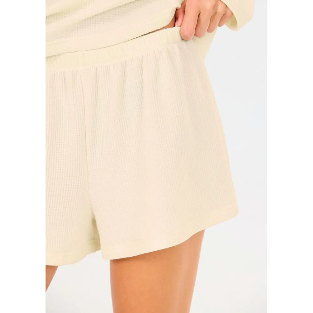 ATHLECIA - Women's Cardall Waffle Shorts - Shorts Vaporous Gray Clearance