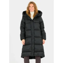 ATHLECIA Freizeitjacken|Wanderbekleidung-- Women's Miraz Long Puffer Jacket - Mantel Black