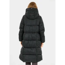 ATHLECIA Freizeitjacken|Wanderbekleidung-- Women's Miraz Long Puffer Jacket - Mantel Black