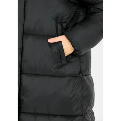 ATHLECIA Freizeitjacken|Wanderbekleidung-- Women's Miraz Long Puffer Jacket - Mantel Black