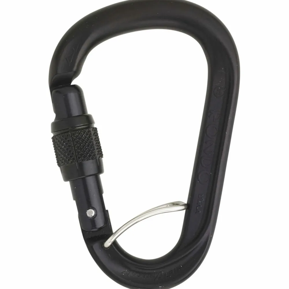 AustriAlpin - HMS Rondo Alu Schrauber Selfie - HMS-Karabiner Black Outlet