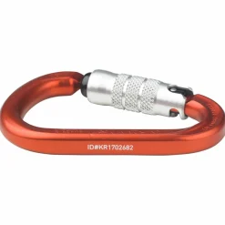 AustriAlpin Karabiner & Express-Sets|Hms-Karabiner-- HMS Rondo ID Alu 3-Wege-Autolock - HMS-Karabiner Red Anodized