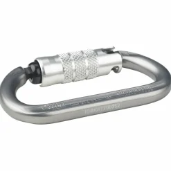 AustriAlpin Karabiner & Express-Sets-- Ovalo ID Alu 3-Wege-Autolock - Schraubkarabiner Anthracite Anodized