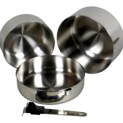 - Biwak Edelstahl 1 Kochset - Topf < Basic Nature Outlet