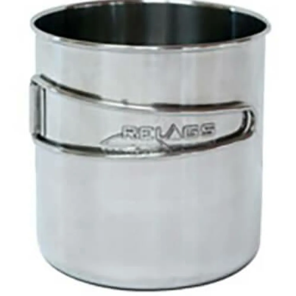 Basic Nature - Edelstahlbecher Space Safer - Tasse Steel New