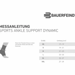 Bauerfeind Sports - Sports Ankle Support Dynamic - Sportbandage All-Black Outlet