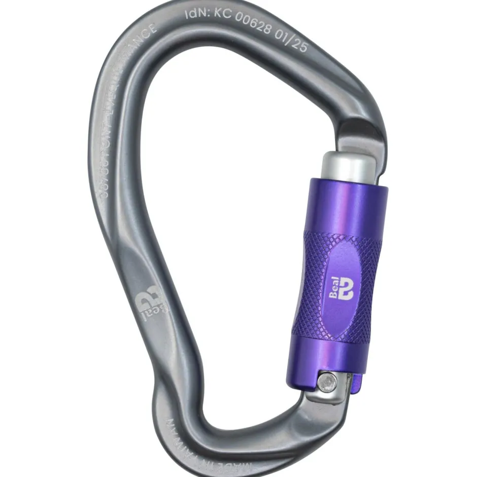 Beal Karabiner & Express-Sets-- Be Link Bi-Matic - Verschlusskarabiner Matt Grey