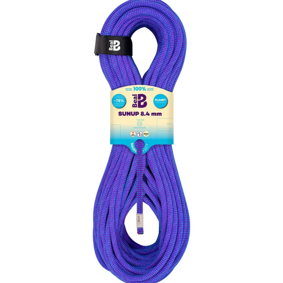 Beal Halbseile-- Sunup 8.4mm - Halbseil Purple Orange