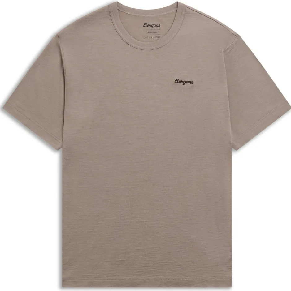 Bergans Trekkingbekleidung|T-Shirts-- Logo Merino Tee - Merinoshirt