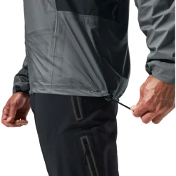 Berghaus Trekkingbekleidung|Skibekleidung-- MTN Guide Hyper Alpha Jacket - Regenjacke Grey Pinstripe / Jet Black