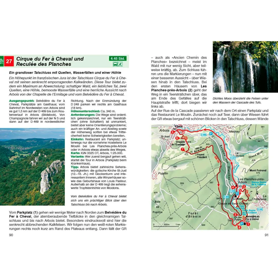 Bergverlag Rother - Französischer Jura - Franche Comté - Wanderführer