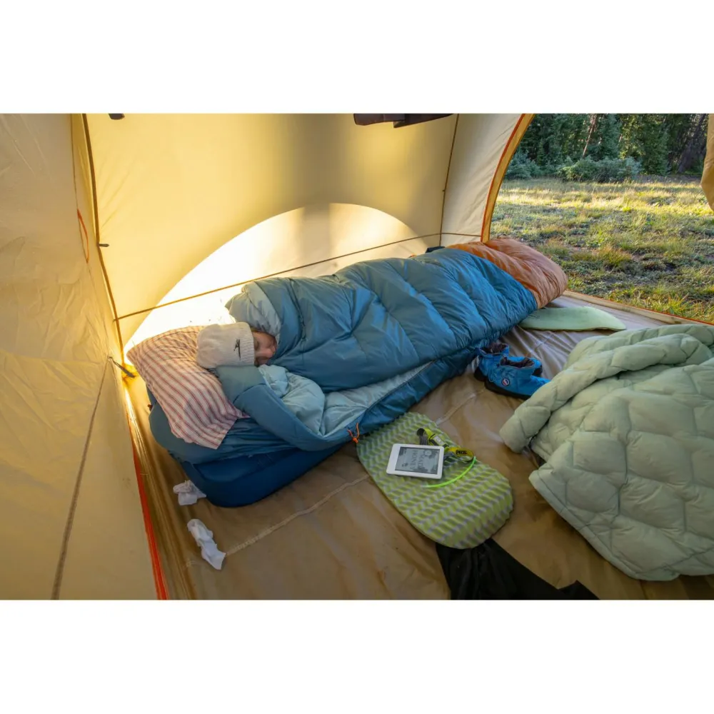 Big Agnes - Echo Park 0 - Kunstfaserschlafsack Tapestry / Brown Sugar Outlet