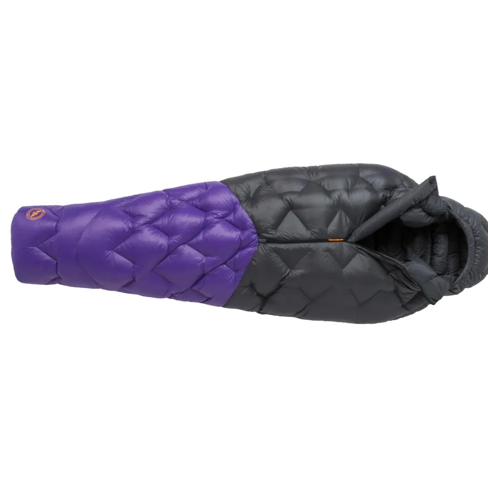 Big Agnes - Fly Creek UL 25 - Daunenschlafsack Asphalt / Royal Purple Hot