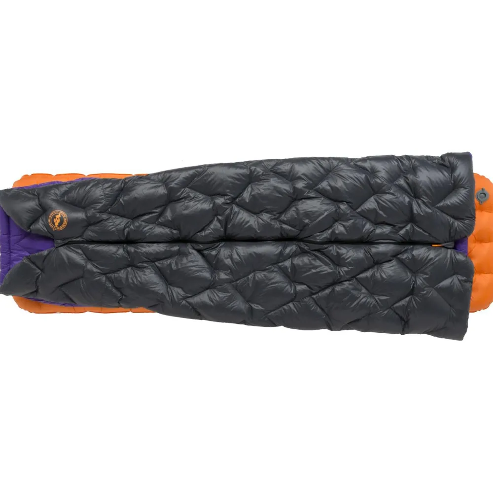 Big Agnes - Fly Creek UL 25 - Daunenschlafsack Asphalt / Royal Purple Hot