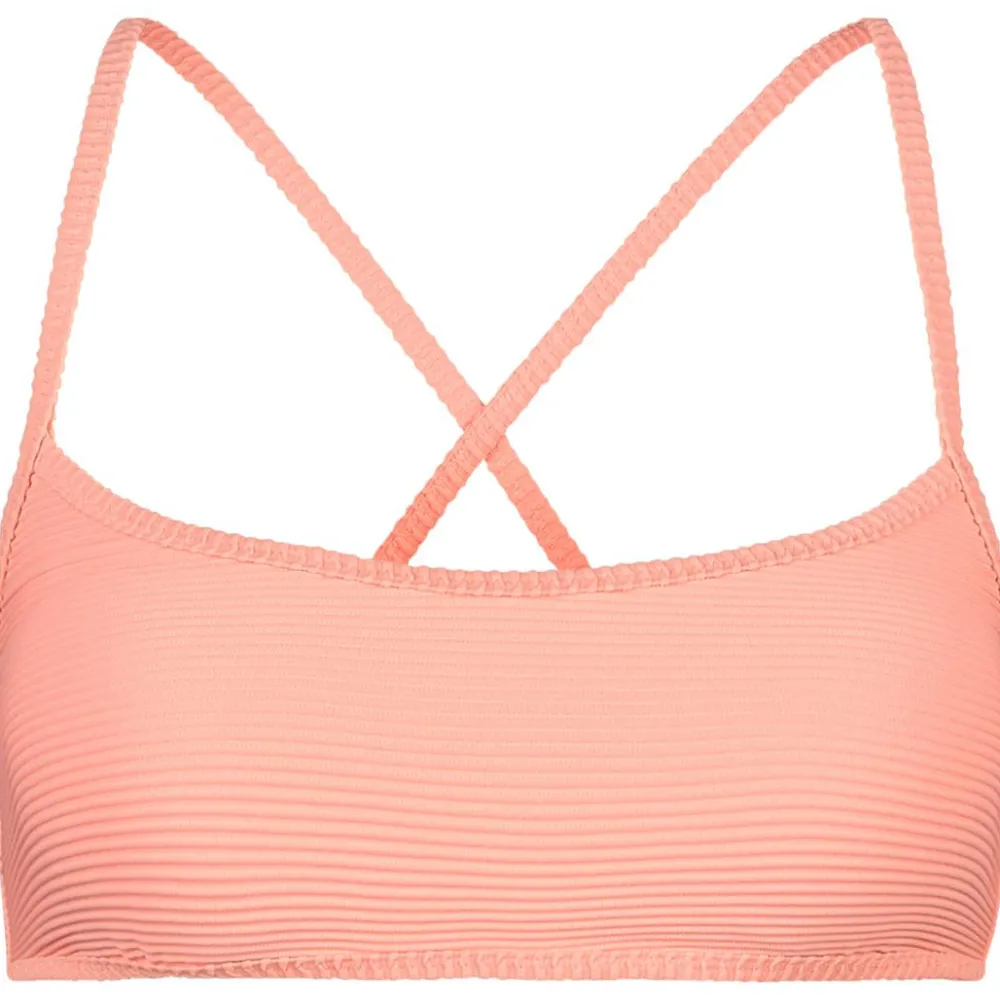 - Woen' Tanine ace Up Triet - Bikini-Top < Billabong New