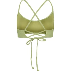 - Woen' Tanine ace Up Triet - Bikini-Top < Billabong New