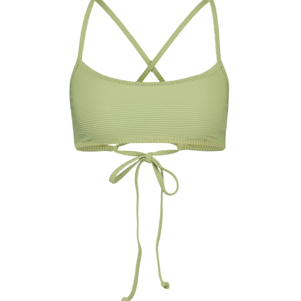 - Woen' Tanine ace Up Triet - Bikini-Top < Billabong New
