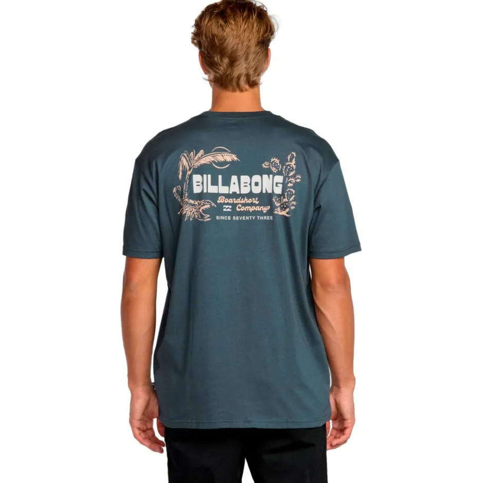 Billabong T-Shirts|Shirts, Hemden & Longsleeves-- Desert Lounge Premium S/S - T-Shirt Midnight Blue