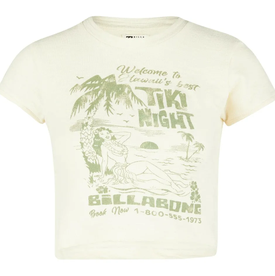 Billabong Alltagsbekleidung-- Women's Baby Tee - T-Shirt Whitecap