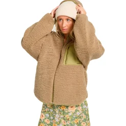 Billabong Freizeitjacken|Jacken-- Women's Oceanside Reversible Jacket - Freizeitjacke Green Tea