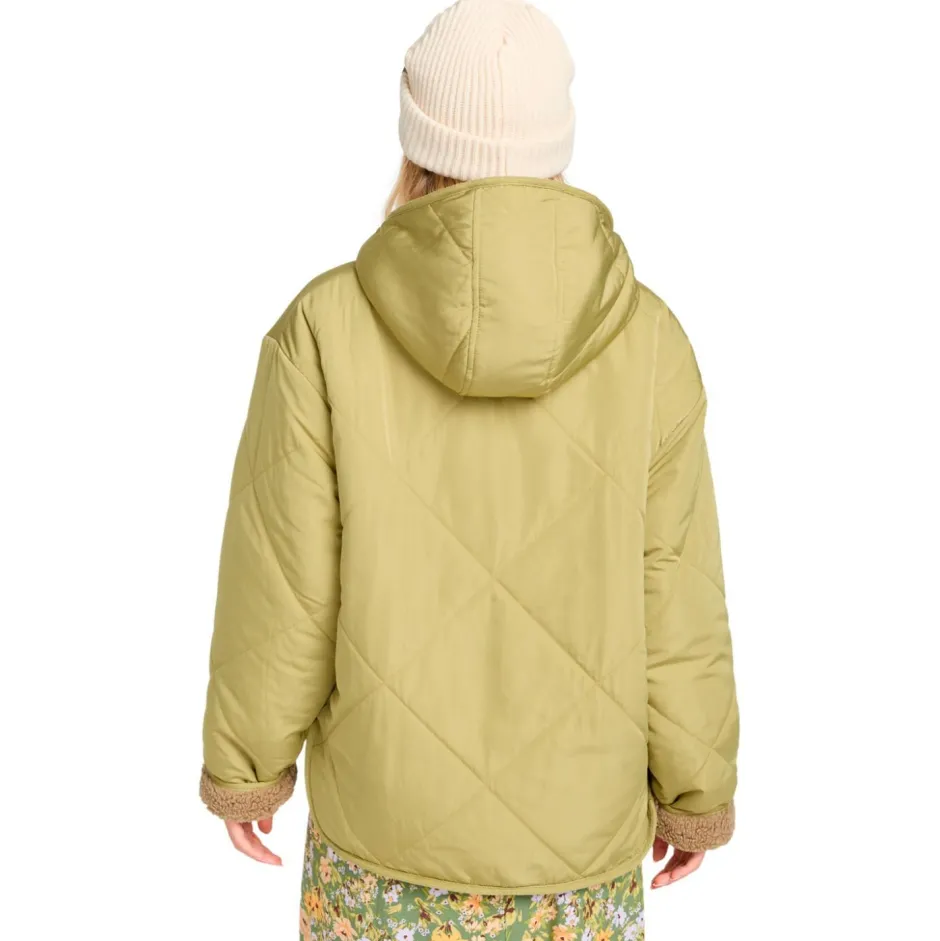Billabong Freizeitjacken|Jacken-- Women's Oceanside Reversible Jacket - Freizeitjacke Green Tea