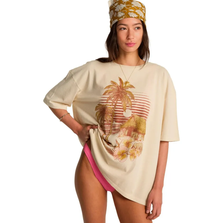 Billabong Alltagsbekleidung|T-Shirts-- Women's Will Find Me Here - T-Shirt White Cap