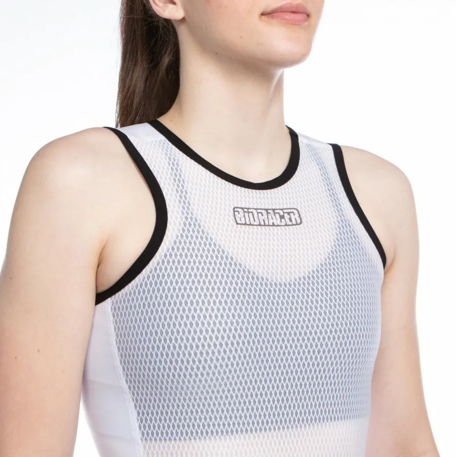 Bioracer Fahrradbekleidung|Radunterwäsche-- Women's Base Layer NS - Kunstfaserunterwäsche White