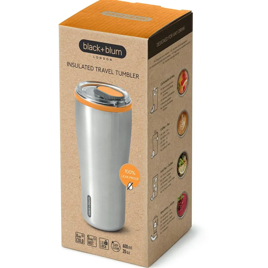 black+blum - Travel Tumbler Edelstahl - Isolierbecher