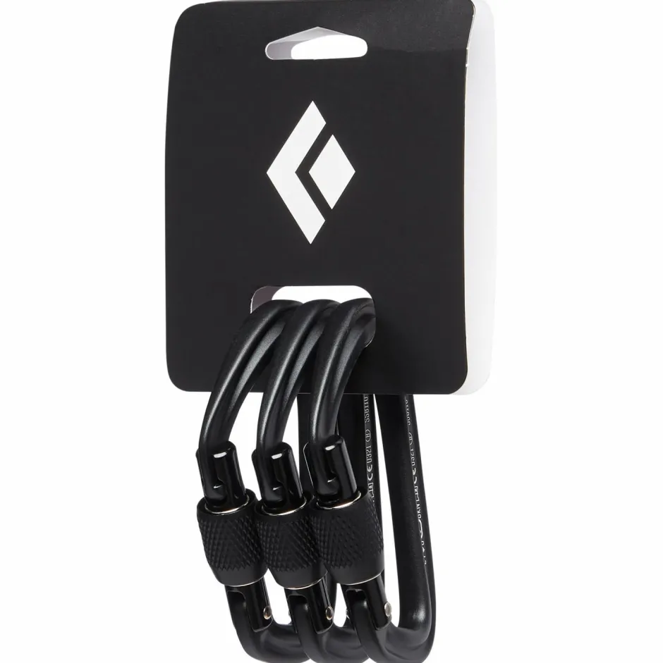 Black Diamond - Hotforge Screwgate 3 Pack - Schraubkarabiner