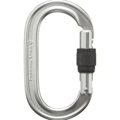 Black Diamond Karabiner & Express-Sets|Schnappkarabiner-- Oval Keylock Screwgate Carabiner - Schraubkarabiner