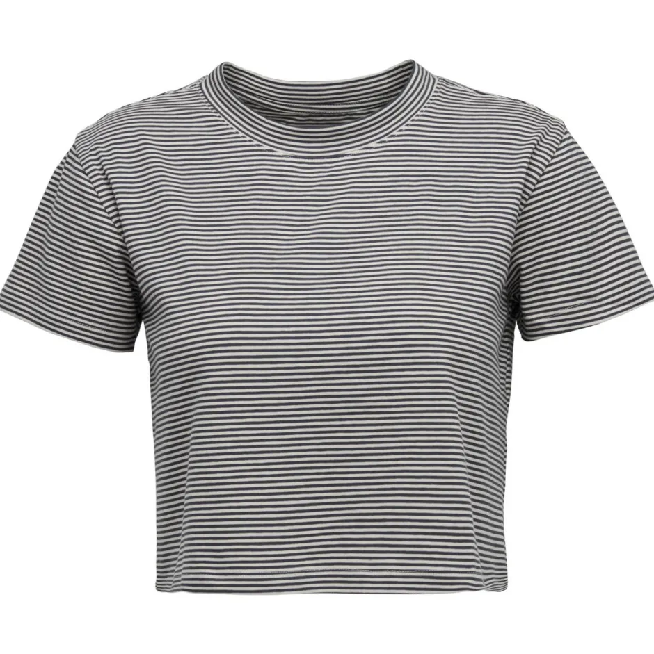 Black Diamond Kletterbekleidung|T-Shirts-- Women's BD Stripe Crop S/S Tee - T-Shirt