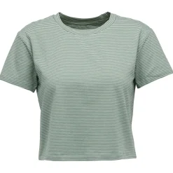Black Diamond Kletterbekleidung|T-Shirts-- Women's BD Stripe Crop S/S Tee - T-Shirt