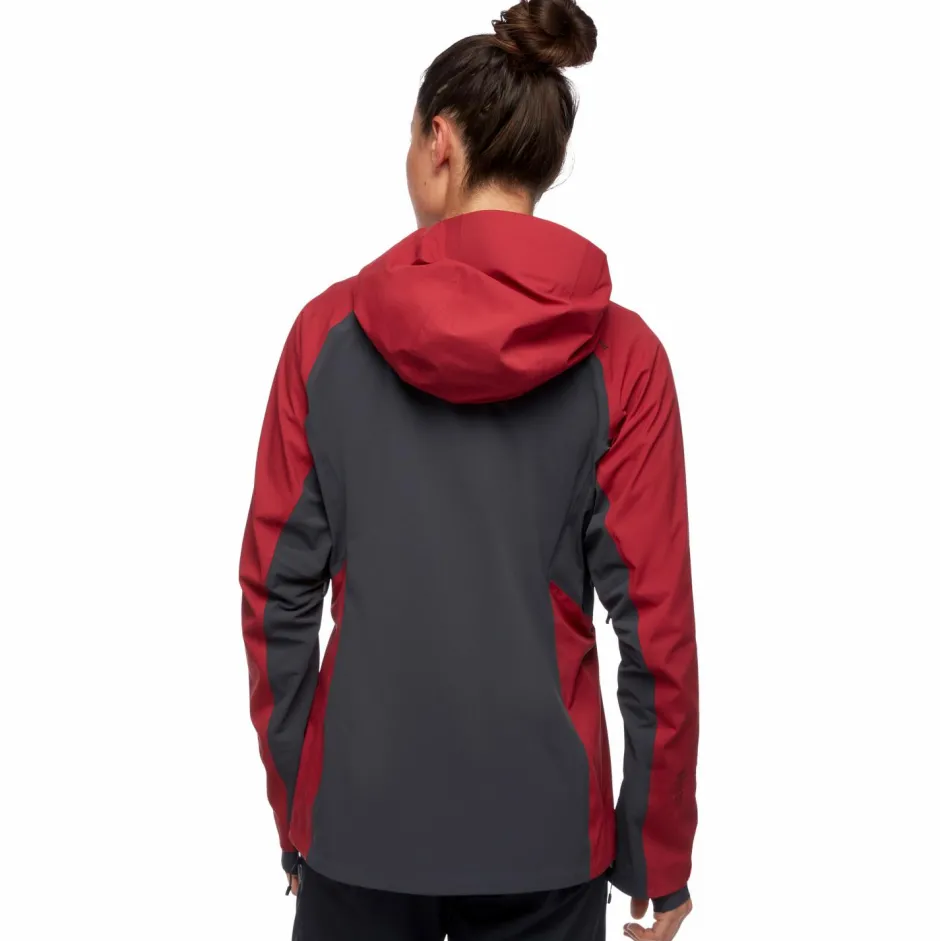 Black Diamond - Woen' Dawn Patro Hybrid he - Regenjacke