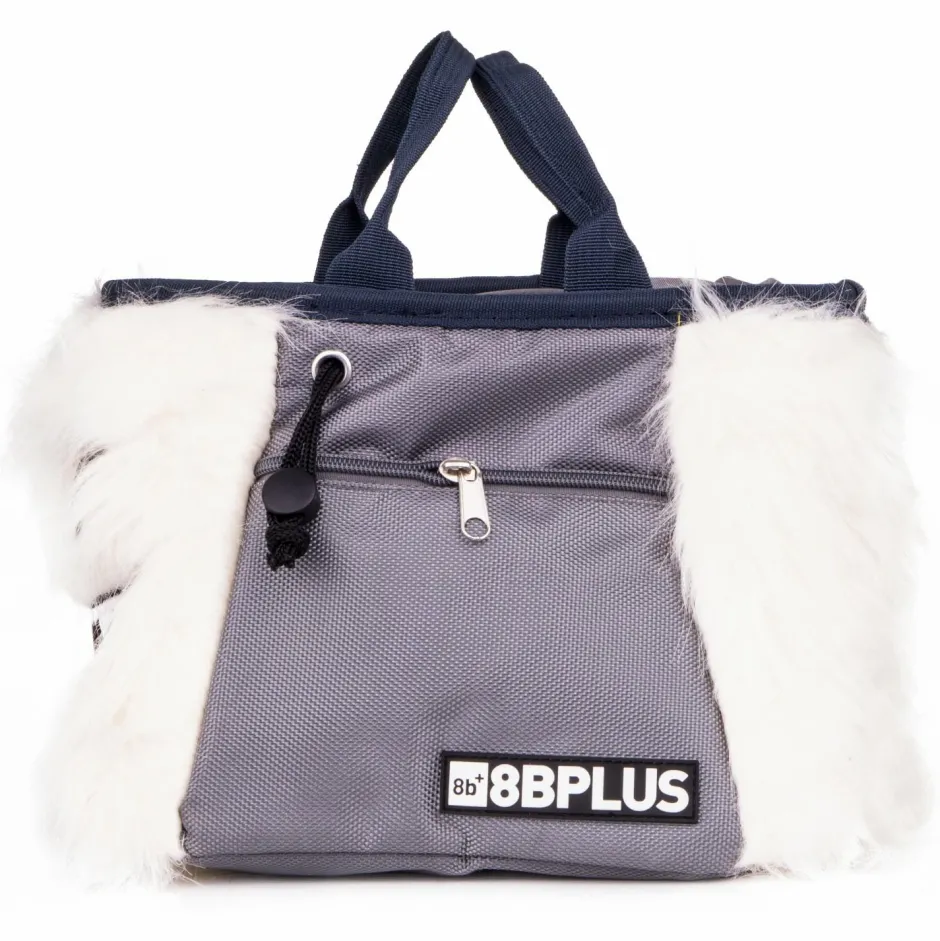8bplus Kletter- & Boulderzubehör|Chalkbags-- Herman - Boulder Bag - Chalkbag Grey / White